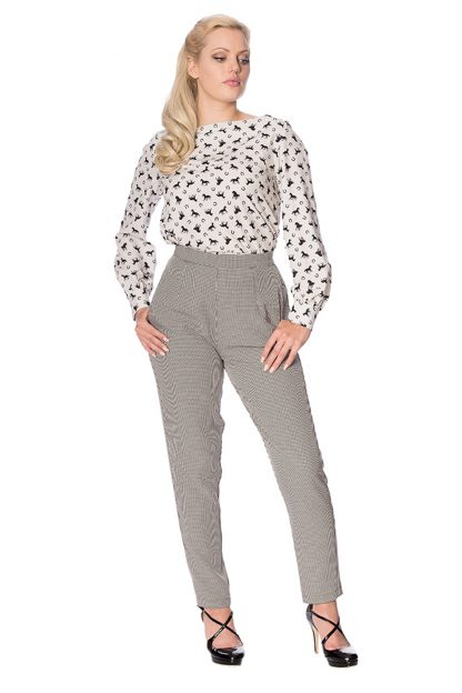 Betty Houndstooth Trousers