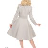Swing Coat in Hellgrau – Bild 2