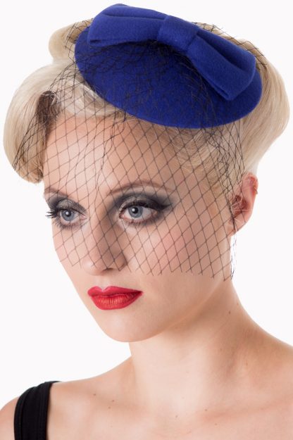 Fascinator in blau