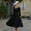 Piper Black Floral Swing Dress – Bild 3