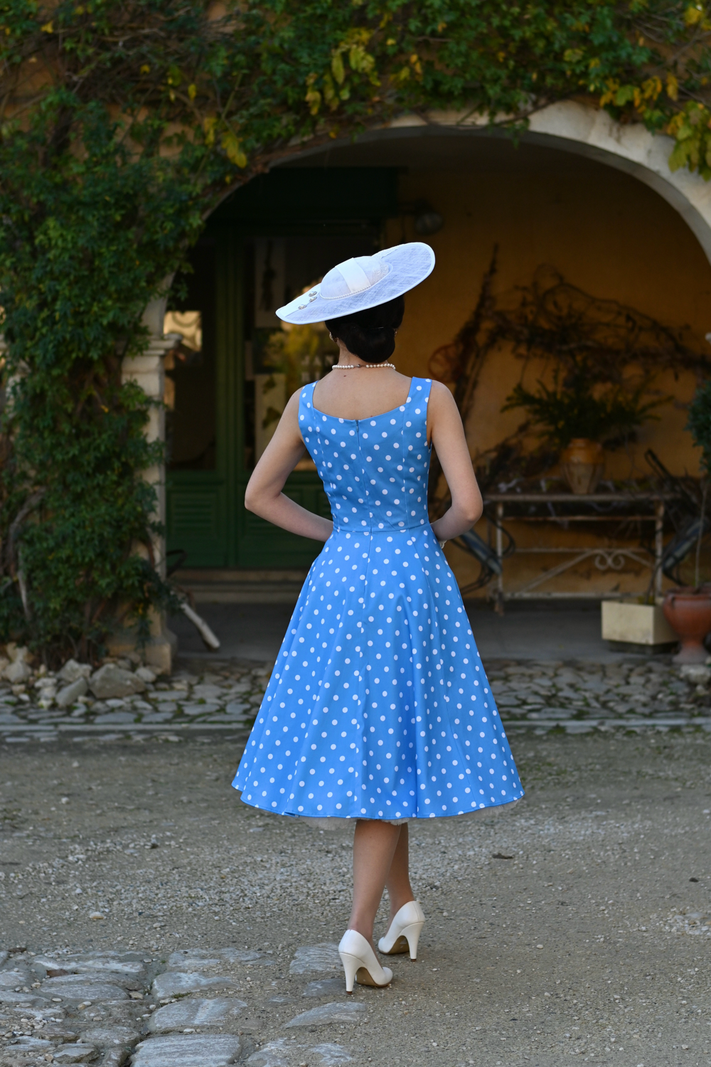 Marlene Polka Dot Swing Dress – Bild 4