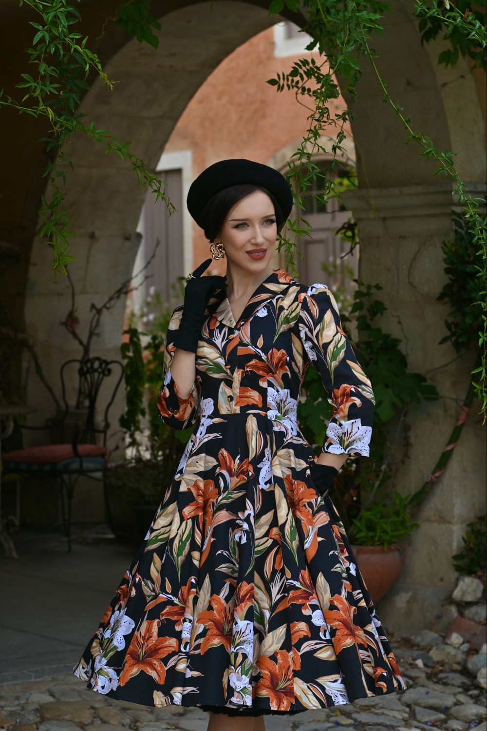 Lilia Floral Swing Dress – Bild 3