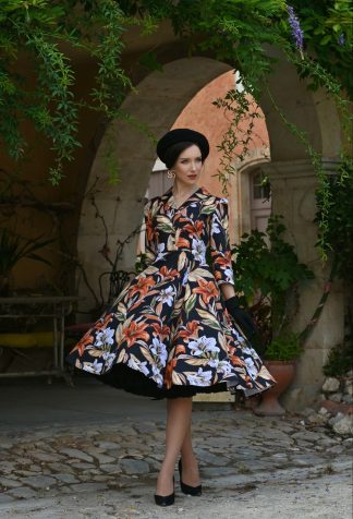 Lilia Floral Swing Dress
